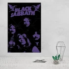 Black Sabbath, Настенная картина из искусственного холста, постеры для гостиной, спальни, рамка для рисования