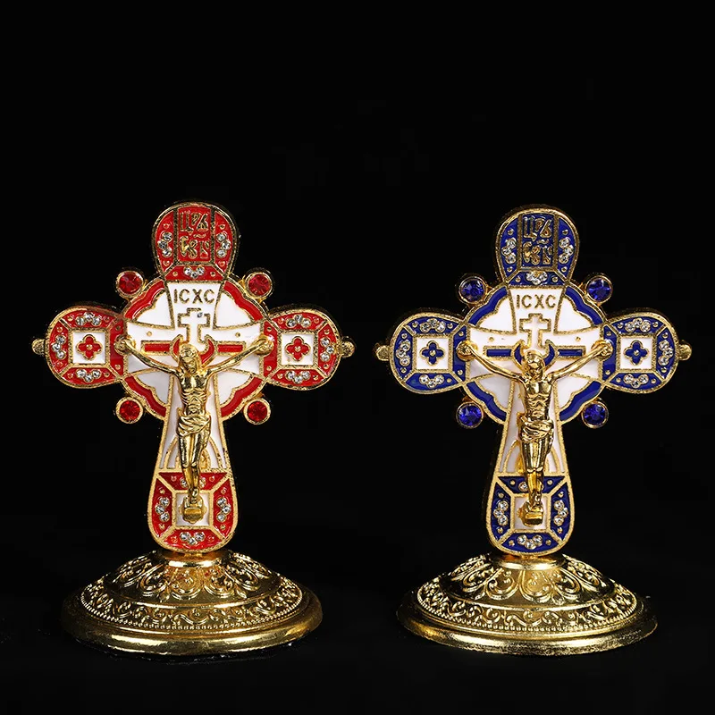 Jesus Cross Orthodox Catholic Icon Religious Home Decoration Church Crafts | Дом и сад