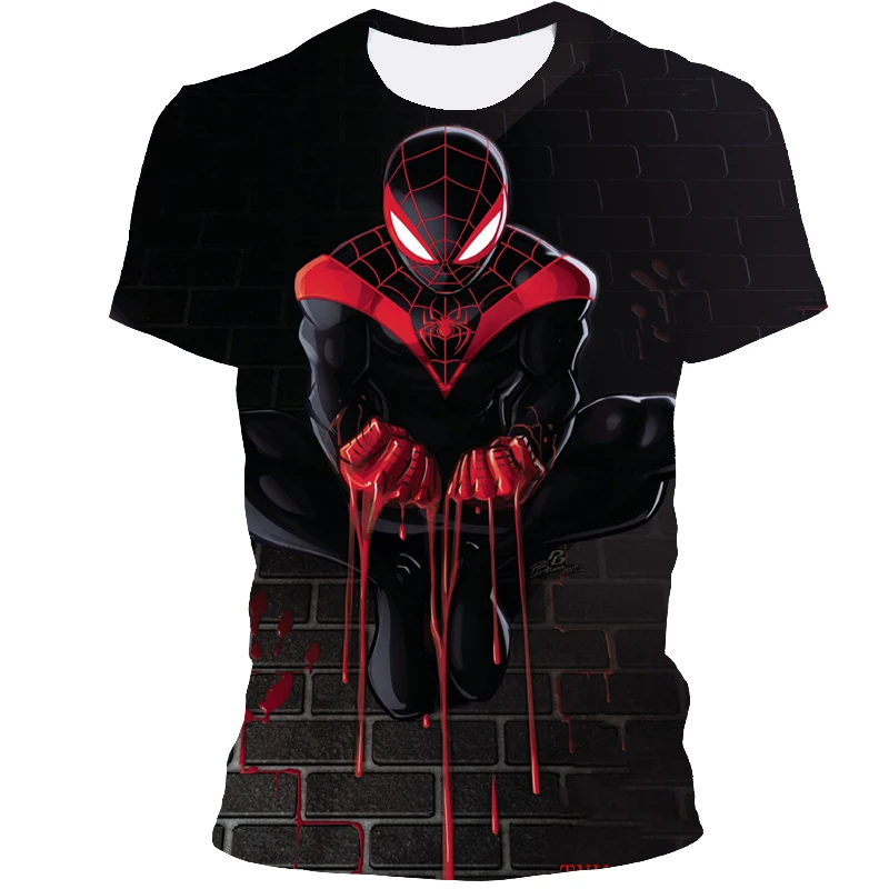 

Children's 3d Casual Short-Sleeved O-Neck Hip-Hop Fashion T-Shirt Boys And Girls Anime Quick-Drying T-Shirt 2021 New