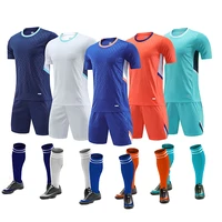 soccer uniforms survetement football jerseys kit youth kids football training sets boys girls short sleeve sports suit