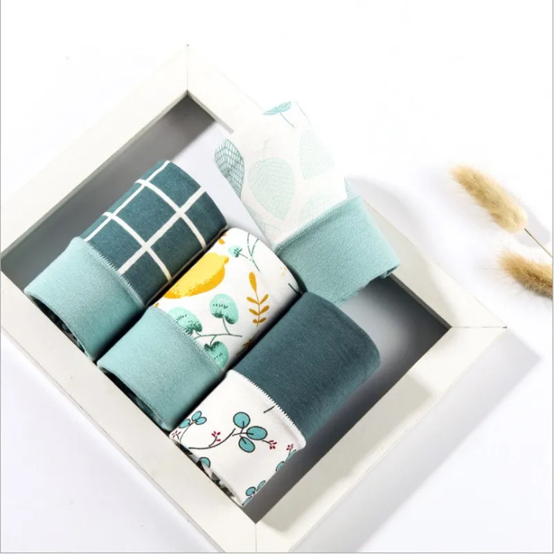 Трусы женские хлопковые с принтом манго большого размера 2020 | Женская одежда