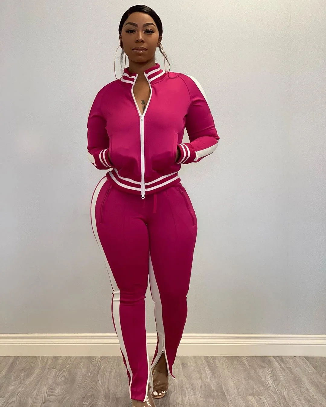 Африканская Дашики одежда осень-зима Женский комплект спортивный костюм