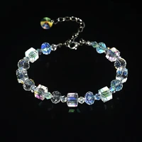 new fashion charm crystal bracelet color lady girl bracelet bride wedding exquisite jewelry gifts