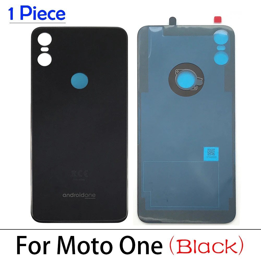 1PCS Rear Battery Cover For Moto One Vision Fusion Zoom Hyper Macro Back Glass Shell Door Housing Case Replacement Brand New | Мобильные