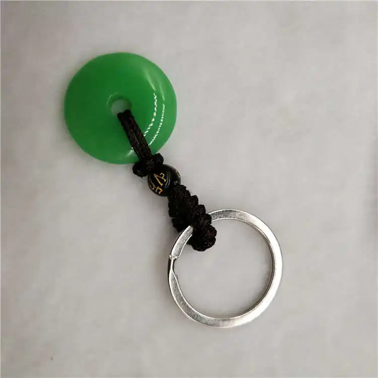 Безопасная Пряжка из натурального зеленого агата натуральный амулет ювелирные