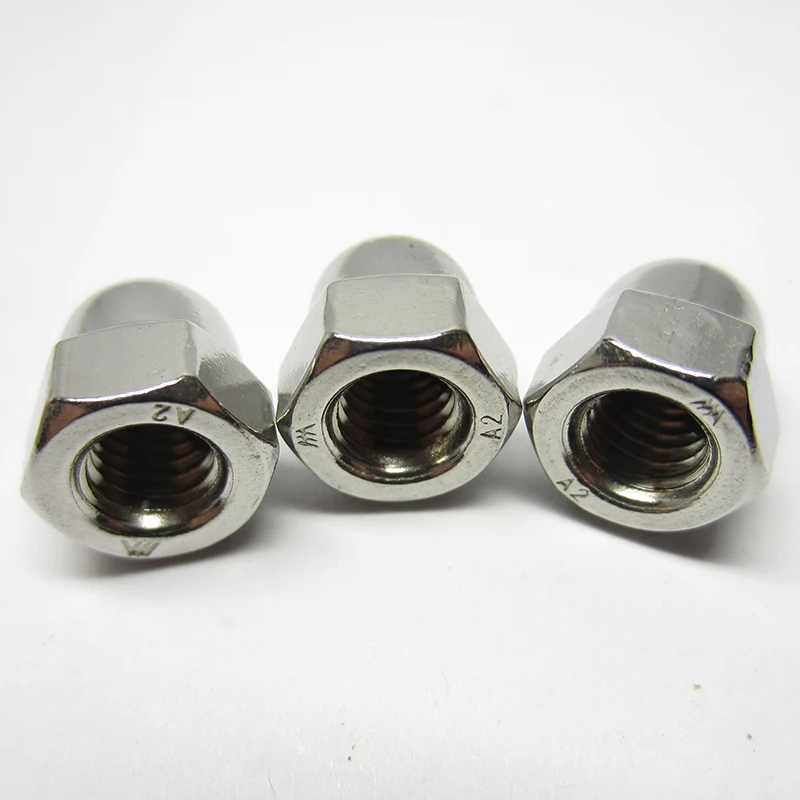 

M3 M4 M5 M6 M8 M10 M12 M14 M16 304 Stainless Steel Cap Nuts In Acorn Nuts
