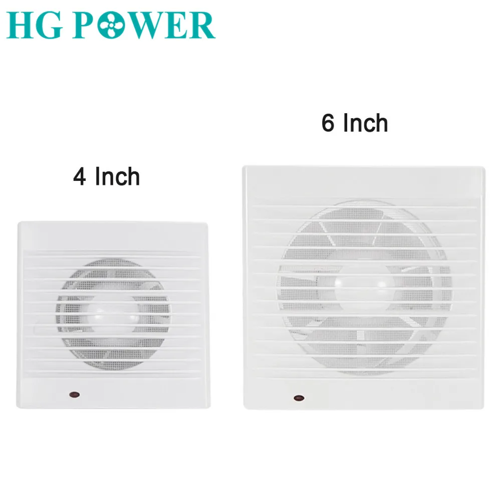 

4''6'' Silent Air Extractor Exhaust Fan 110V 220V Grille Ventilation for Home Kitchen Toilet Wall Ceiling Extractor Ventilator