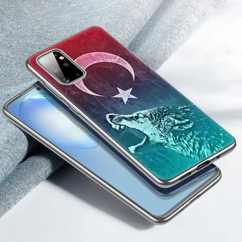 Турецкий флаг чехол для Samsung Galaxy A01 Core A02S A11 A12 A22 A21S A31 A32 A41 A50 A51 A52 A70 A71 A72 силиконовый