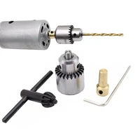 jto mini drill chuck micro motor drill chuck clamping range 0 3 4mm taper mounted with chuck lathe tools accessories with chuck