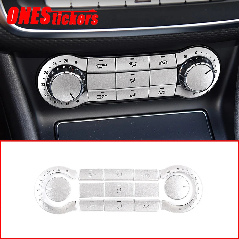 

For Mercedes Benz A B CLA GLA Class W176 W246 C117 W117 Coupe X156 Car Central Control Air Conditioning Switch Button Trim Cover
