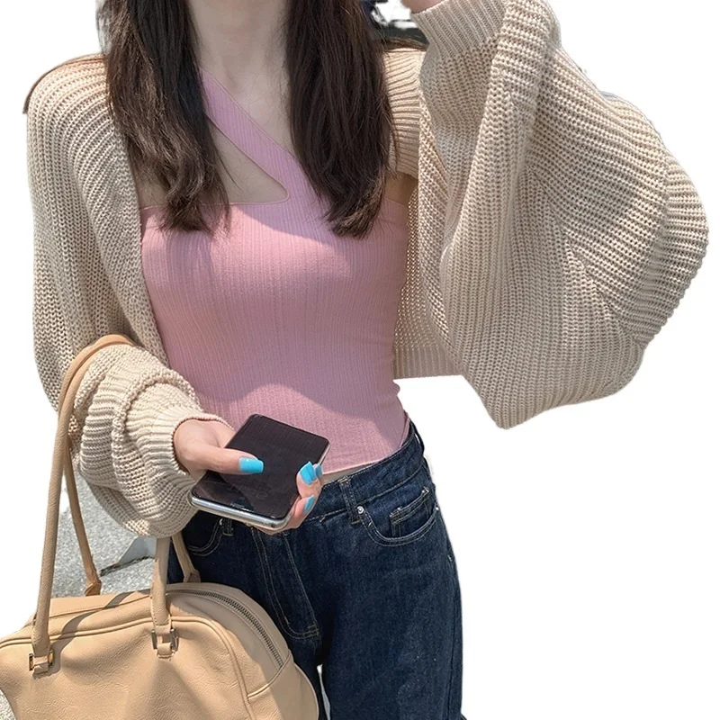 

New Gentle Air Sunscreen Knit Cardigan Jacket Female Autumn Design