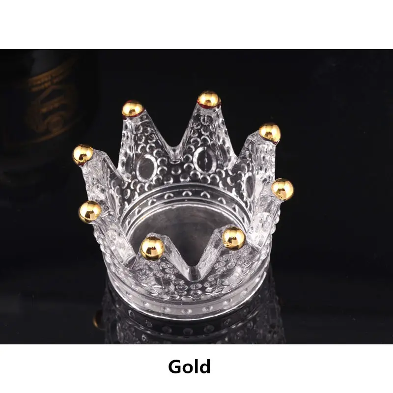 INS трехмерная тисненая стеклянная Корона щетка для ногтей дисплеер подставка