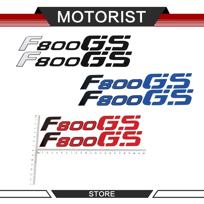 

Motorcycle logo REFLECTIVE Stickers FAIRING Decals for BMW f800gs F800 GS F 800GS