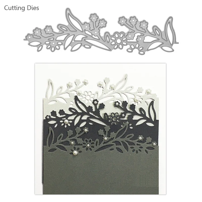 1pc Delicate leaf  Metal Cutting Dies DIY Scrapbooking Paper Cards Crafts TWUK 