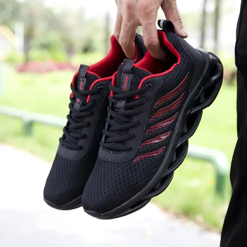 Оригинальные мужские кроссовки для бега Disruptor 2 Черные Кроссовки KAYANO Gel 90 Zoom Air 720 дышащие женские спортивные тройные S 500 прогулочные - Цвет: Красный
