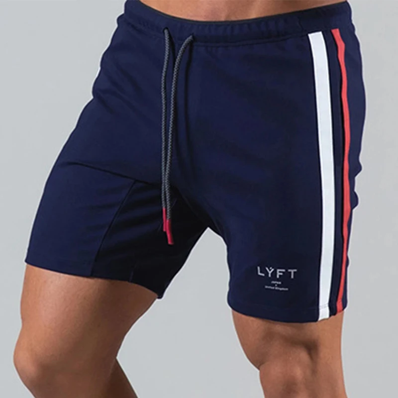 

Новые спортивные шорты, мужская летняя хлопковая одежда для тренировок, компрессионные шорты для бега, тренажерного зала, фитнеса, бега, кор...