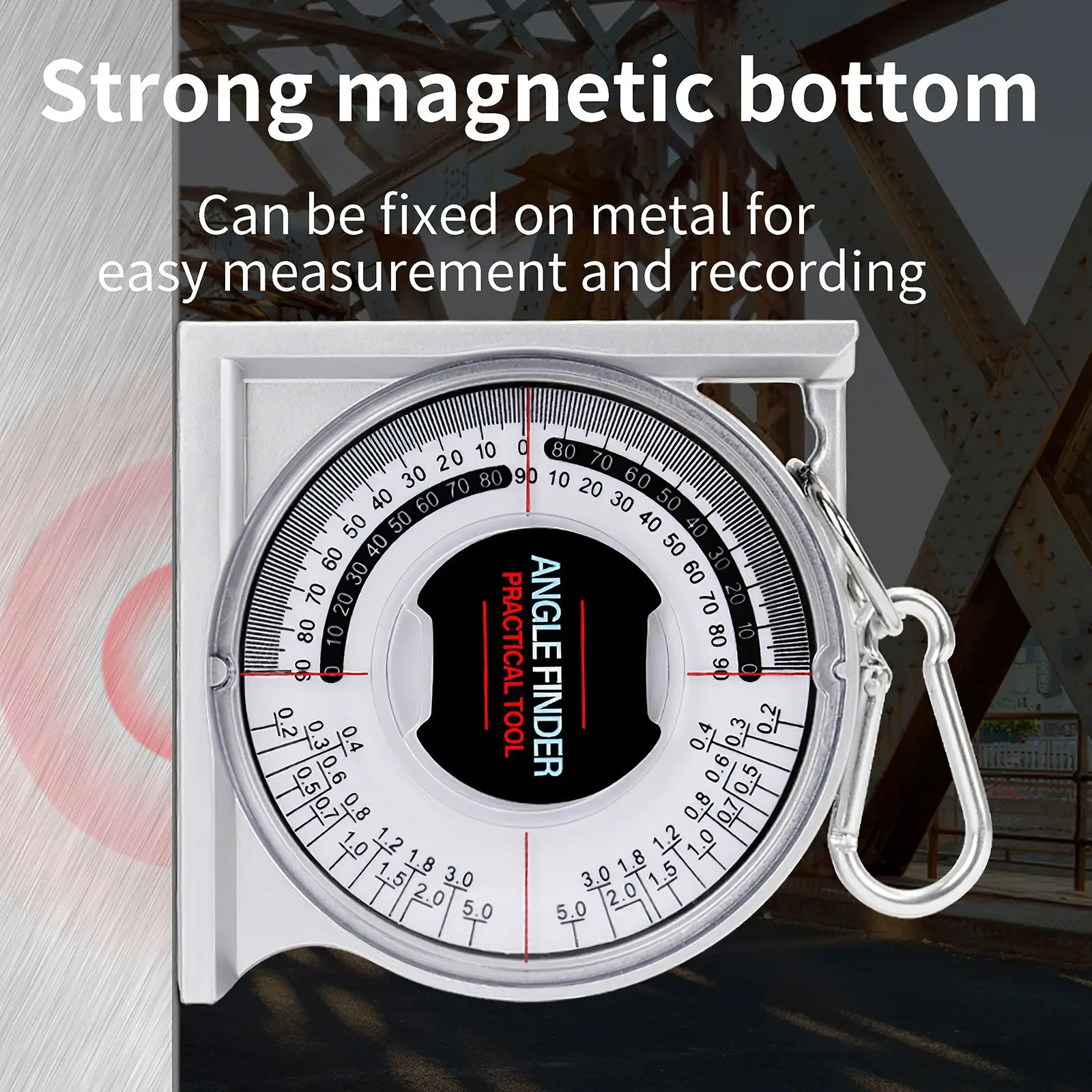 

Portable Precision Angle Finder Slope Measurer Magnetic Flexible Angle Meter Floor Tile Leveling Civil Engineering Wood Tools
