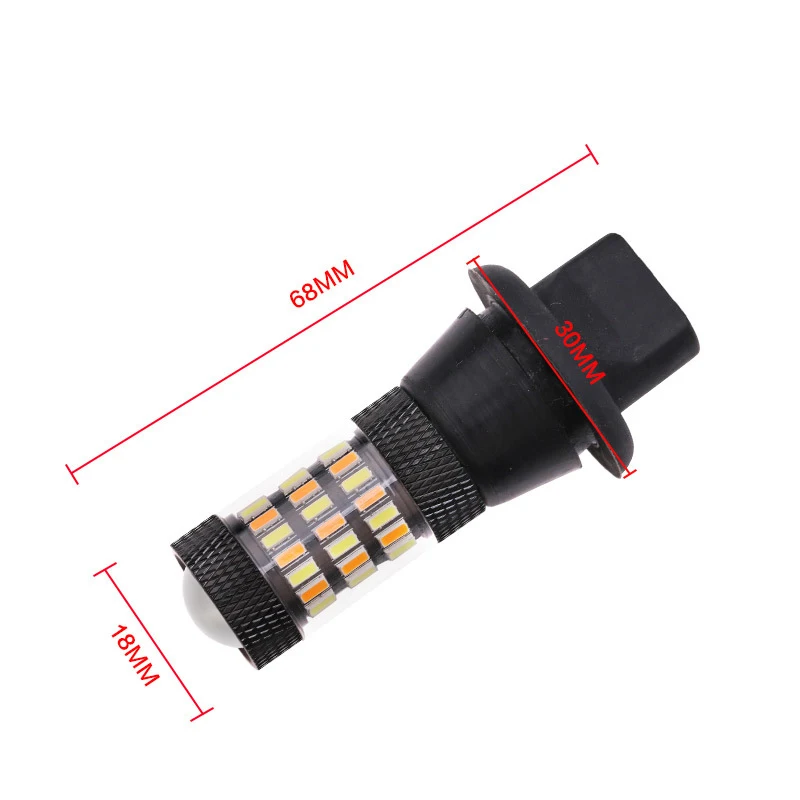 2 шт. 1156 BA15S BAU15S T20 7440 розетка двухцветная переключаемая Светодиодная лампа P21W S25 4014