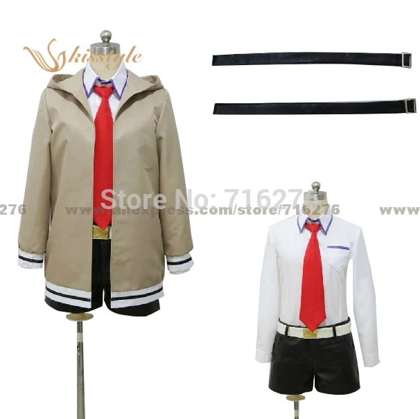 

Anime Steins/Gate Makise Kurisu Uniform Cosplay Costume Custom-Made