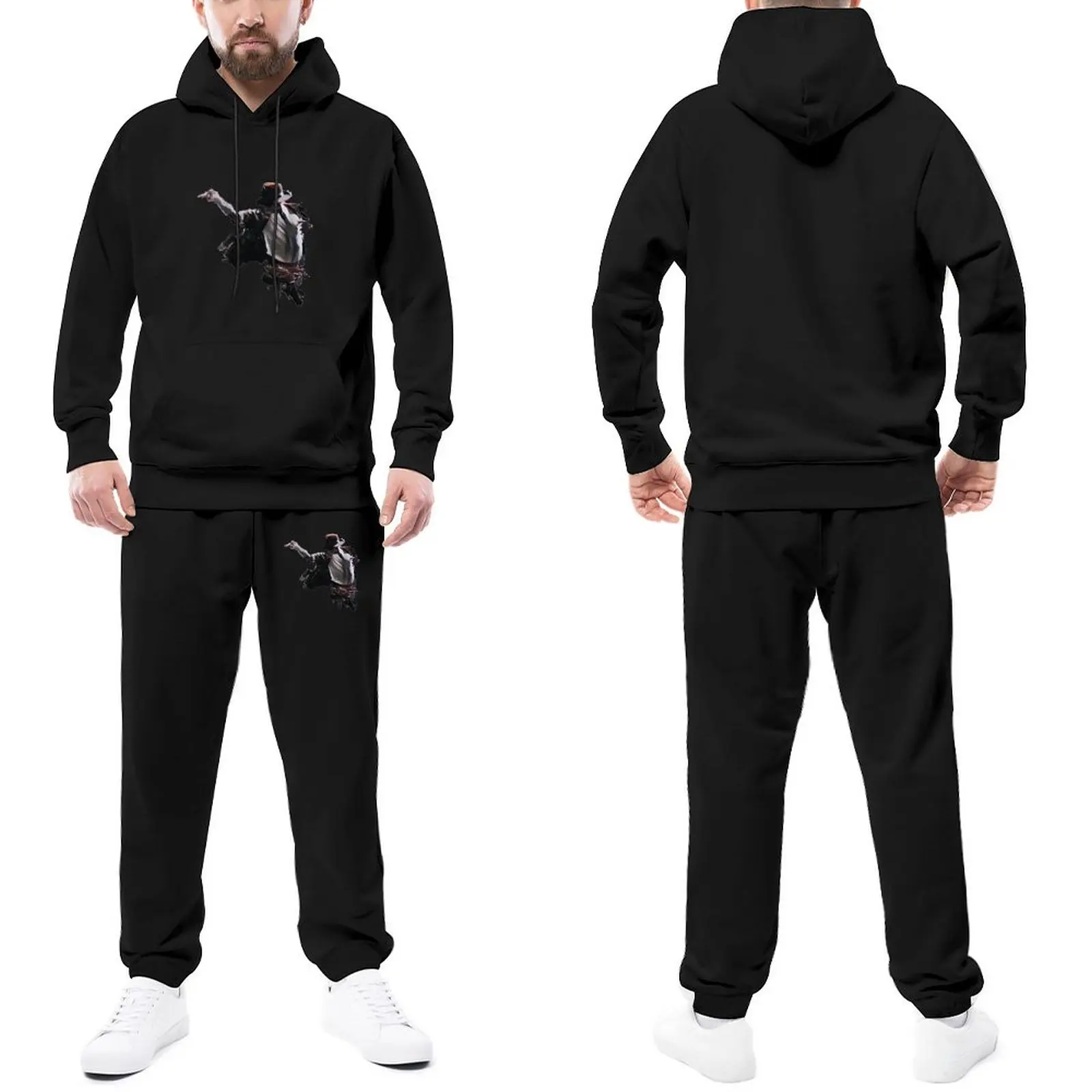 

Michael Jackson Tracksuit Set Michael Jackson Sale Sweatsuits FishingSweatpants and Hoodie Set Man