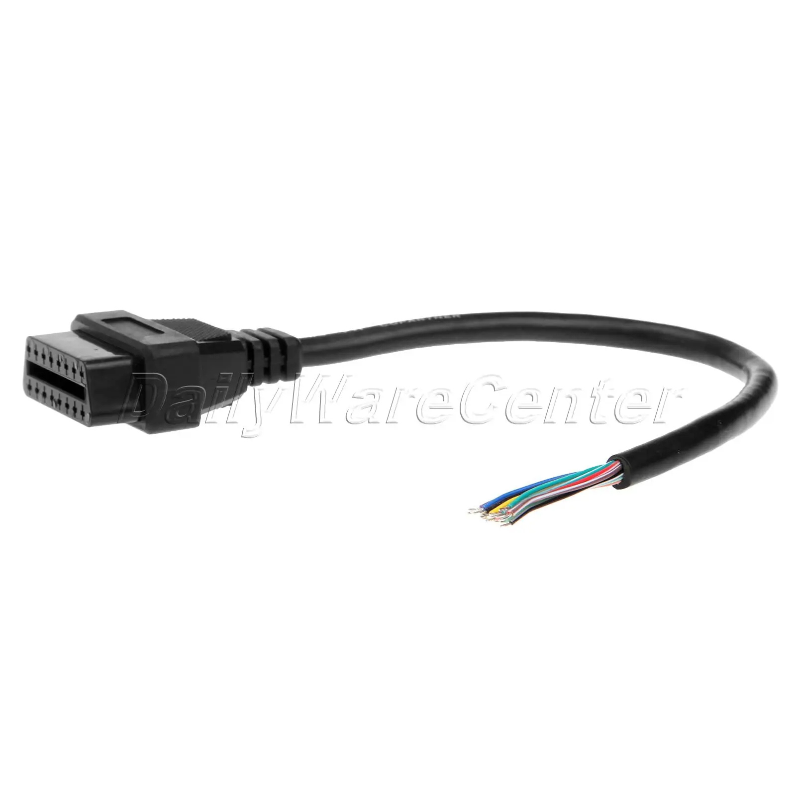 30 см OBD2 OBD II 16 контактный Женский удлинитель для открытия провода диагностический