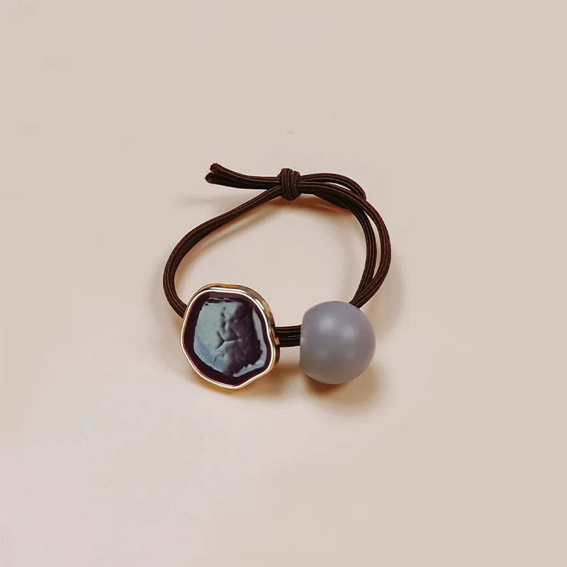 Bandas el&aacute;sticas para el pelo de estilo princesa para ni&ntilde;a, accesorios para el cabello para ni&ntilde;a, ropa para el cabello de forma redonda, coletas, Anillo para el cabello, tocado-5