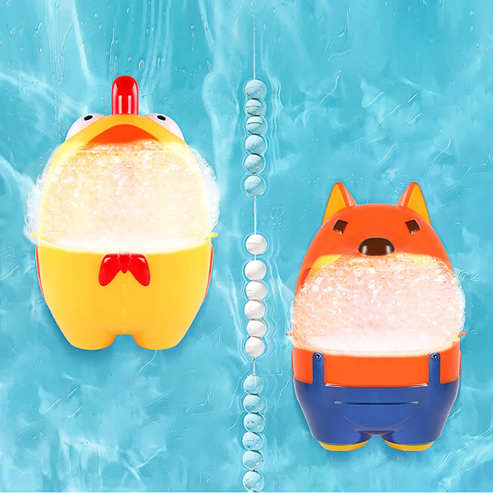 Милая воздушная машина с лисьим цыплятом Детская уличная игрушка для ванны