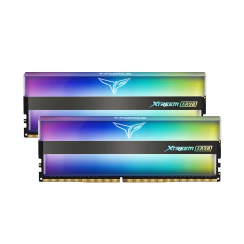 Набор TEAMGROUP T-Force ARGB 4000 МГц CL18 16 Гб (2x8 ГБ) PC4-32000 двухканальная ОЗУ DDR4 D игровая Память