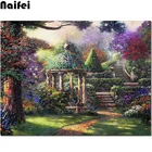 Беседка молитв 5d алмазная живопись садовый пейзаж Diy Стразы полная мозаика Алмазная вышивка домашний декор Ручная работа