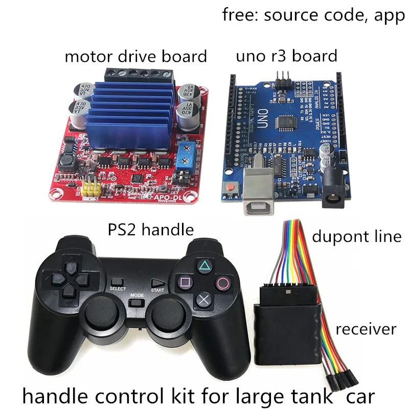 Комплект дистанционного управления высокая мощность двухканальный двигатель