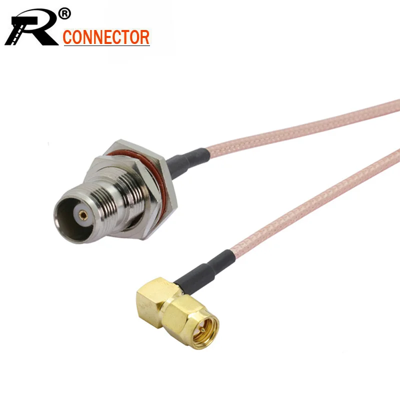 1 шт. RP TNC штекер SMA с прямым углом кабель RG316 Pigtail RF разъем коаксиальный в сборе |