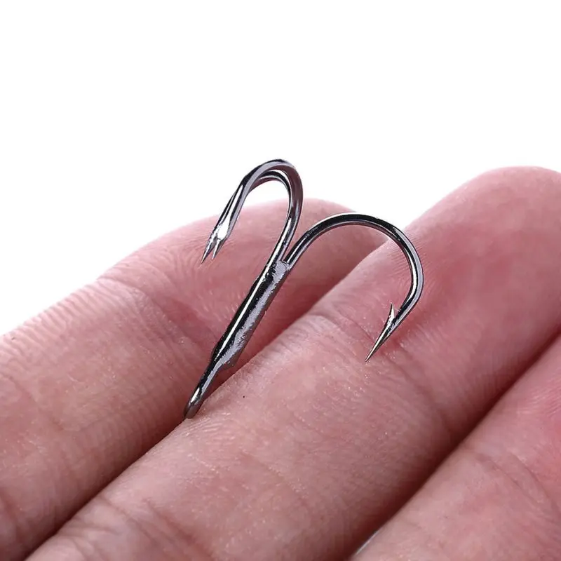 

20PCS Portable Fishing Hooks Set Three Claw Hook for Outdoor Fishing