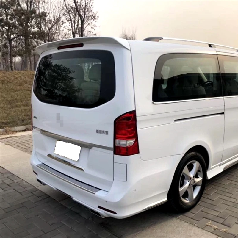 Для Mercedes Benz Vito 2015 2016 2017 2018 ABS Материал грунтовка цвет спойлер на задний багажник