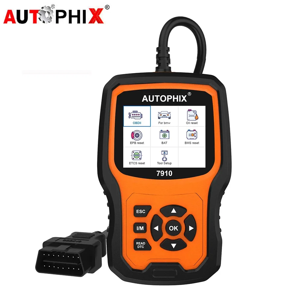 

Autophix 7910 Diagnostic Auto Scanner OBD2 Engine Scanner Oil EPB SAS Airbag TPMS Reset For BMW MINI OBD 2 Car Diagnosis Tools