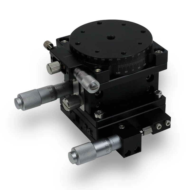 

XZR Axis Sliding Table Optical Trimming Linear Stage Manual displacement station Cross Roller Guide XZR60R 60*60mm