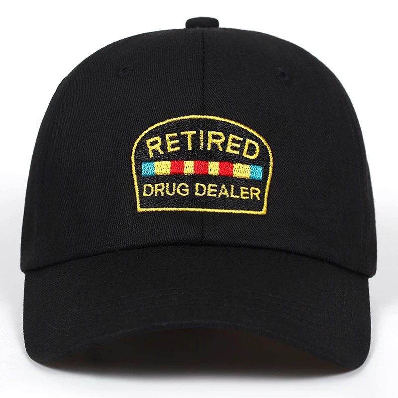 

New Fashion Retired Drug Dealer Dad Hat Cotton Baseball Cap Style Low Profile golf hats men women snapback hip hop garros