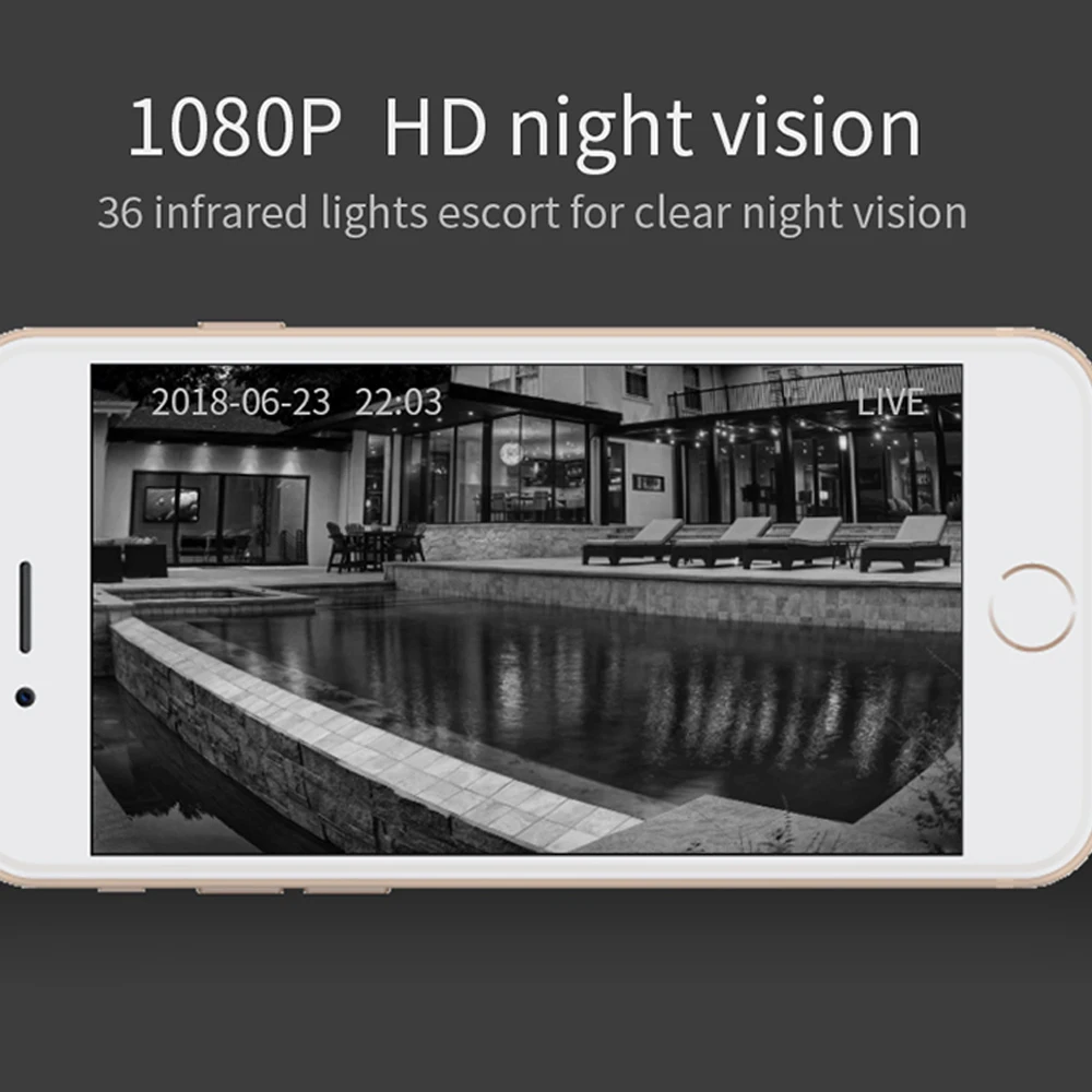 Водонепроницаемая IP камера INQMEGA с поддержкой Wi Fi 1080P|Камеры видеонаблюдения| |