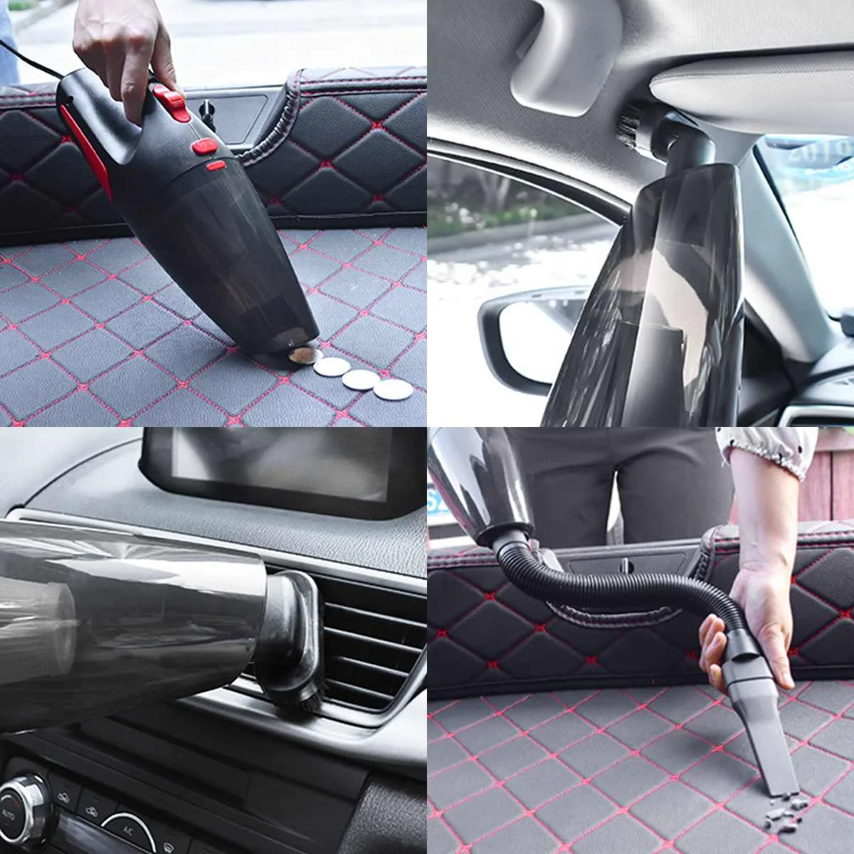 

Newest 120W 5000PA Portable Car Vacuum Cleaner Cordless Handheld Rechargeable Wet/Dry Cleaner Household Cleaning Tools For Home