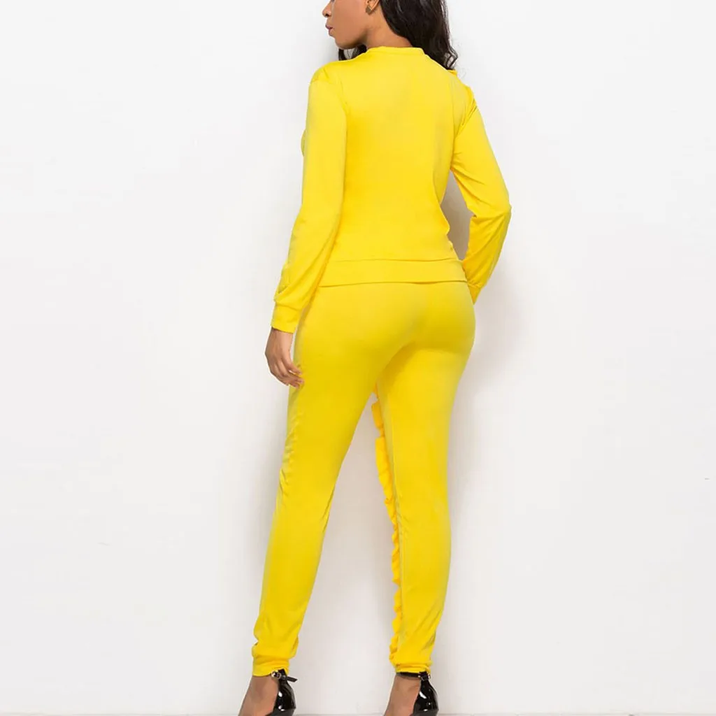 

Womail Tracksuit Women fashion Long Sleeve Sport Sweatpants 2 Piece Tracksuit Women Clothing Sweatshirt Pants Casual Outfits