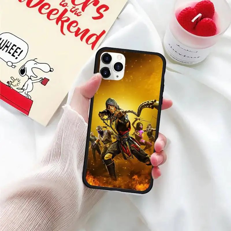 

Mortal Kombat Phone Case For iphone 5S 6S 7 8 11 12 XR XS SE Plus Pro ProMax Cover Fundas Coque