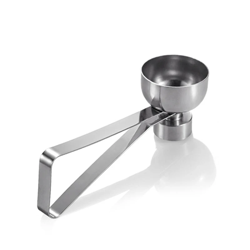 

Stainless Steel Egg Topper Cutter Shell Opener Durable Egg Open Cooking Kitchen Tool THJ99