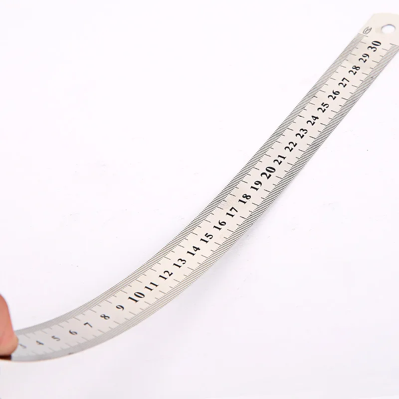 

15cm stainless steel ruler fine inch scale cm office student drawing line high precision measuring tool