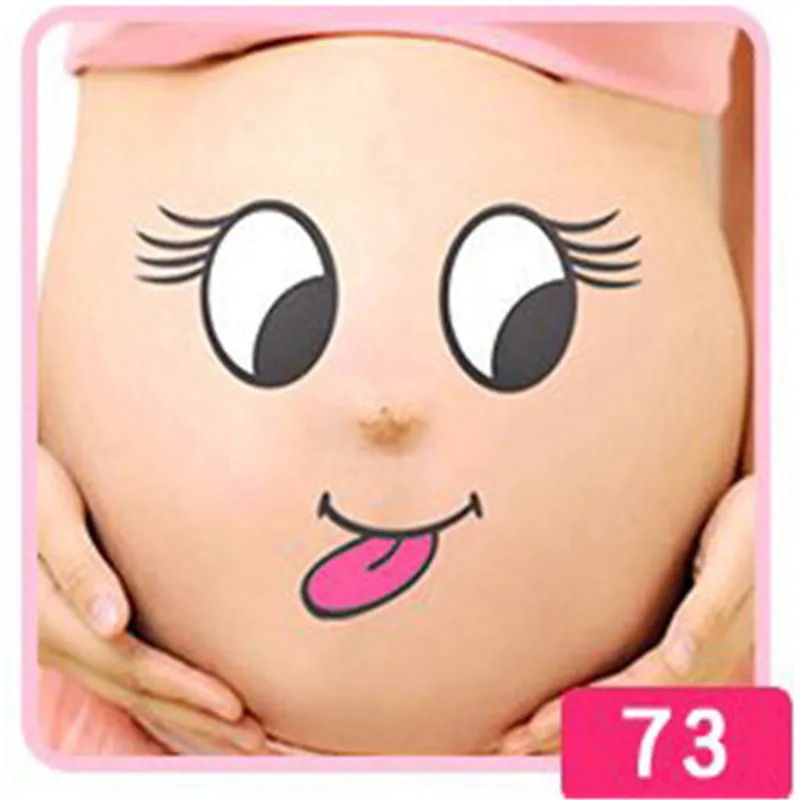 Временная тату-наклейка на живот для беременных женщин | Красота и здоровье