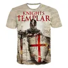 2021 Templar Мужская футболка с 3D принтом, модная повседневная футболка Templar в стиле хип-хоп, уличная одежда в стиле Харадзюку, женская футболка