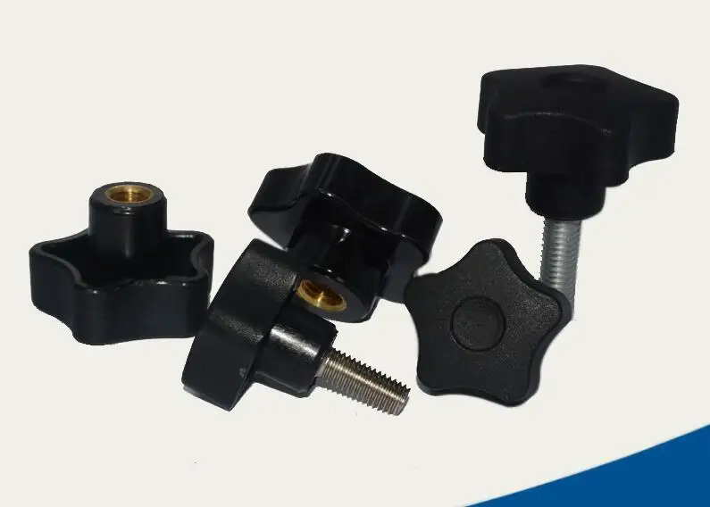 Пластиковый зажим ручки бакелит ручной винт пластиковая ручка резьба