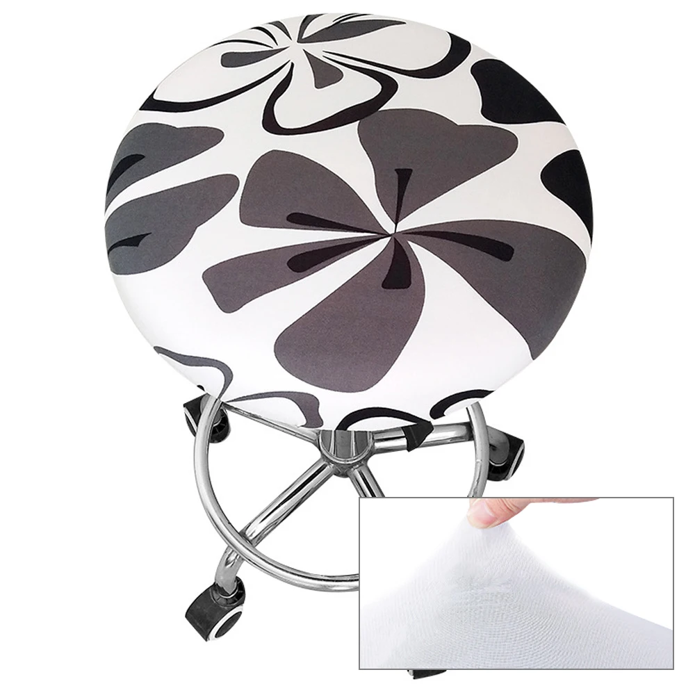 1/2/4 шт. круглый чехлы для стульев барный стул крышка эластичные сиденья домашний