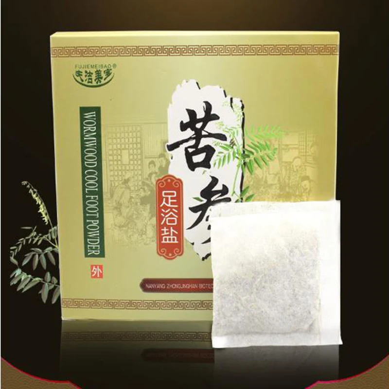 20pcs Foot Bath Powder Spa Pack Herbal Wormwood Hot Chinese Medicine Body Care Relieve Fatigue Anti Insomnia Health |