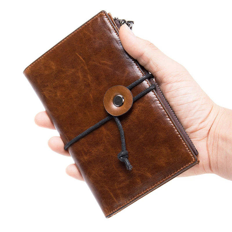 Мужской кошелек из натуральной кожи для путешествий Обложка паспорта мужчин