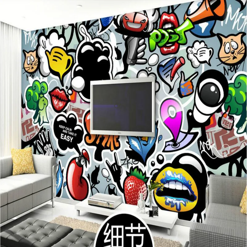 Индивидуальная граффити-арт настенная бумага для дома гостиной спальни Декор