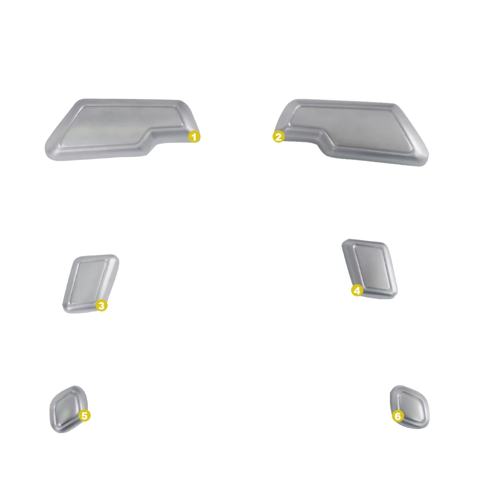 6 шт./компл. для Mercedes Benz C E Class механизм регулировки сиденья кнопки декоративное